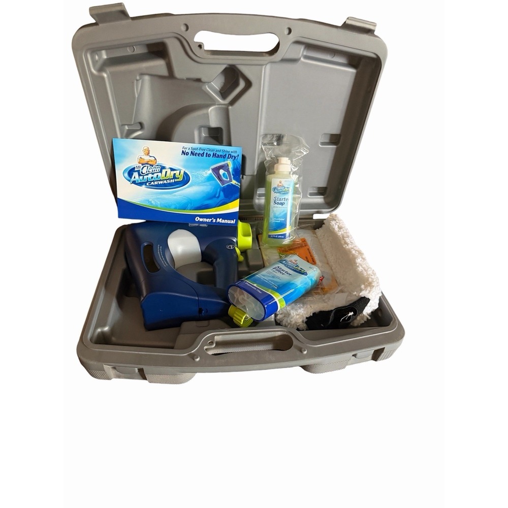 MR CLEAN AUTO DRY CAR WASH SYSTEM With Case Brand New
